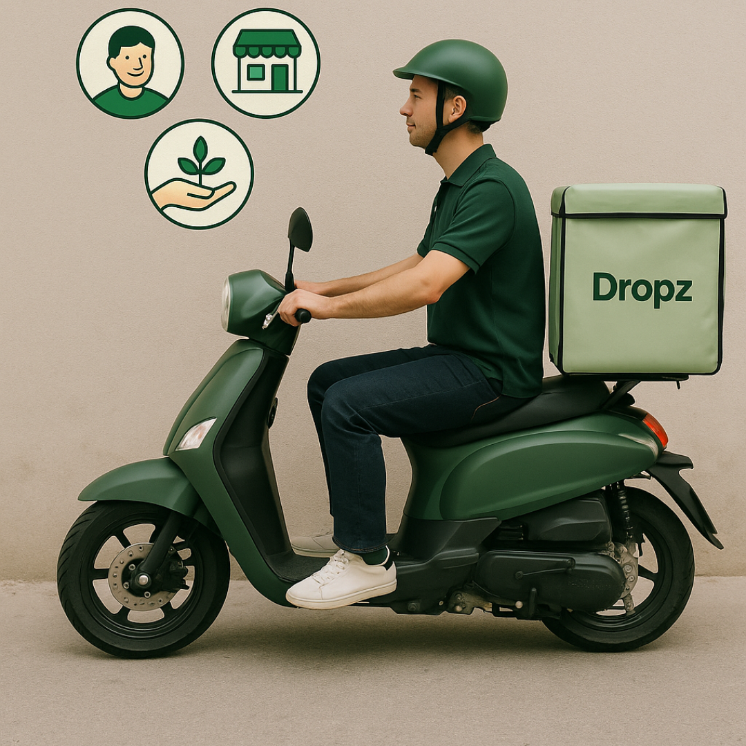 Por que escolher entregas locais com a Dropz fortalece a sua comunidade